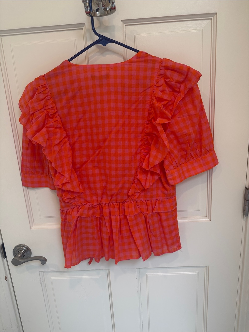 JCrew Ruffle Wrap Top New With Tags - Picture 4 of 5
